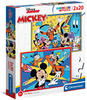 Clementoni 24791, Clementoni 24791 - Disney Mickey - 2x20 Teile