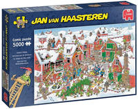 Jumbo Spiele 20076, Jumbo Spiele Jan van Haasteren - Santa's village - 5000 Teile