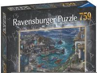 Ravensburger Puzzle "Das Fischerdorf" Made in Germany