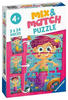 Ravensburger Puzzle 055975 Mix & Match Puzzle Meeresfeen 3x24 Teile