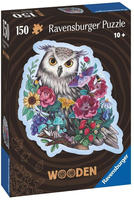 Ravensburger Puzzle "Wooden, Geheimnisvolle Eule" Made in Europe