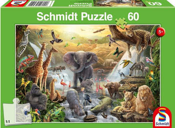 Schmidt-Spiele Tiere in Afrika 60 Teile (56454)