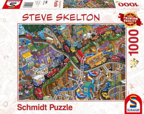 Schmidt-Spiele Steve Skelton Alles in Bewegung 1000 Teile (59966)