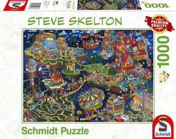 Schmidt-Spiele Steve Skelton Verrückte Welt 1000 Teile (59968)