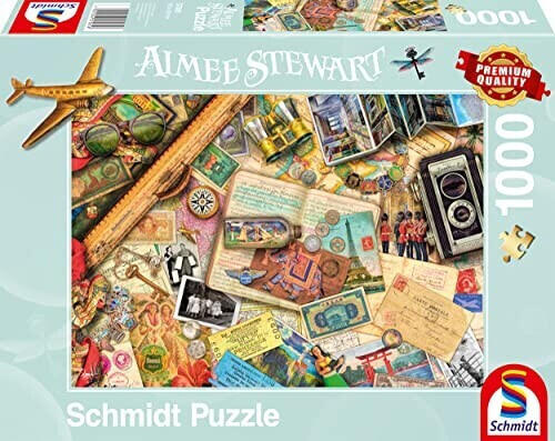 Schmidt-Spiele Aufgetischt Reise-Erinnerungen (1000 Teile)