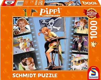 Schmidt-Spiele Pippi Langstrumpf, Sei frech und wild und wunderbar (1000 Teile)