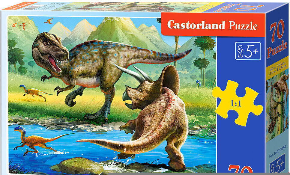 Castorland Tyrannosaurus vs Triceratops (70 Teile) Test TOP Angebote ab