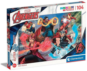 Clementoni Glitter Puzzle Marvel Avengers 104 Teile (20347)