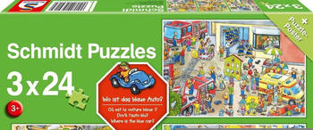 Schmidt-Spiele Wo ist das blaue Auto? 3 x 24 Teile (56416)