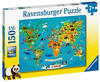 Ravensburger Tierische Weltkarte (150 Teile)