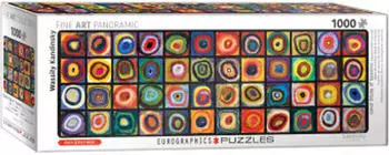 Eurographics Farbquadrat-Collage Kandinsky Panorama Puzzle (1000 Teile)