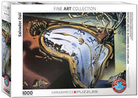 Weiche Uhr im Moment ihrer ersten Explosion (Puzzle)