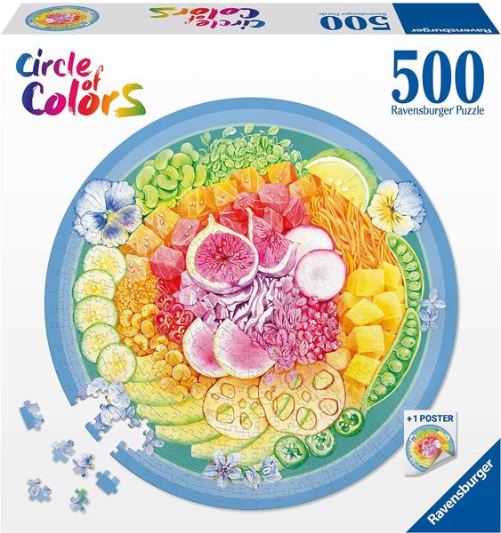 Ravensburger Circle of Colors - Poke bowl (500 Teile)