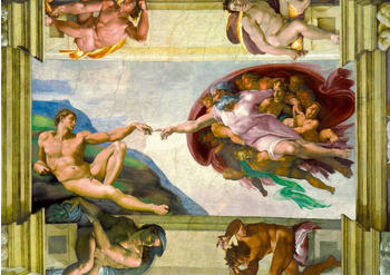 Bluebird Puzzle Michelangelo - The Creation of Adam, 1511 (1000 Teile)