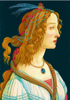 Bluebird Puzzle Sandro Botticelli - Idealized Portrait of a Lady, 1480 (1000 Teile)