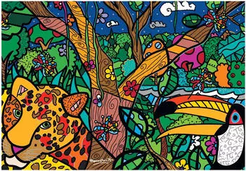 Bluebird Puzzle Romero Britto - Amazon (1000 Teile)