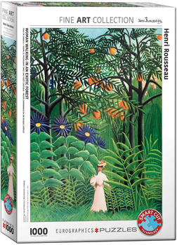 Eurographics Frau in einem exotischen Wald von Henri Rousseau Puzzle (1000 Teile)