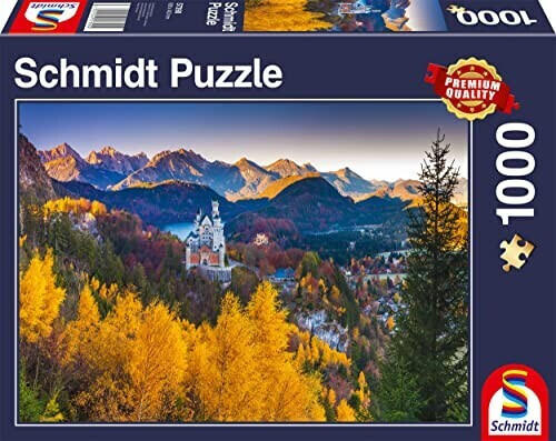 Schmidt-Spiele Herbstliches Neuschwanstein (1000 Teile)
