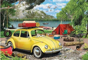 Eurographics VW Beetle Camping Tin Blech (8551-5691)