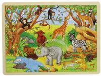 Goki Einlegepuzzle 48 Teile - Afrika