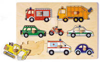 Goki 57996, Goki Steckpuzzle Verkehrsmittel, Spielzeuge & Spiele > Puzzles &