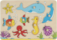 GOKI 57953, goki 57995 Steckpuzzle Unterwasserwelt