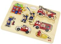 GOKI 57907, goki 57907 Steckpuzzle Feuerwehr