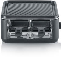 Severin Raclette "Black Line Lite Mini RG 2360" 4 Stk. Raclettepf&auml;nnchen 600 W