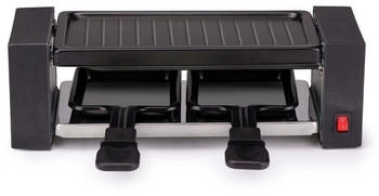 Alpina Raclette schwarz Edelstahl B/H/L: ca. 30x10x10 cm