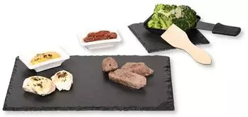 Kesper Raclette-Set Schiefer, 10-teilig f&uuml;r 2 Personen (38141)