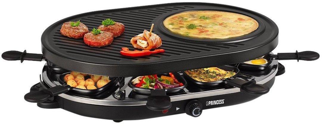 Nero Princess 01.162700.01.001 Raclette 8 Oval Grill Party 