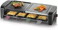 Severin Raclette-Grill RG 9645, f&uuml;r 8 Personen, 1400 Watt, gerillte Grillplatte, mit