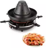 Klarstein 10030307, Klarstein Taste Volcano Tartarengrill Raclettegrill 1500 W 6