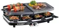 Cloer 6435, Cloer Raclette-Grill 6435 sw/si