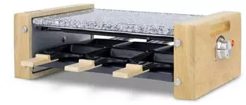 H. Koenig 6 Personen Raclette WOD6 mit Steinplatte 900W