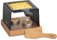 Spring K&auml;se-Raclette f&uuml;r 1 12x12 cm Gourmet schwarz