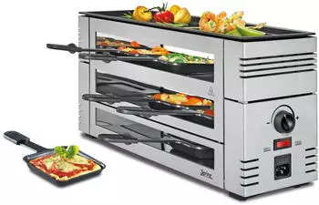 Spring International Spring Pizza-Raclette-6 inox