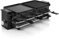 Princess 01.162925.01.001, Princess 01.162925.01.001 Raclette 8Pf&auml;nnchen Schwarz