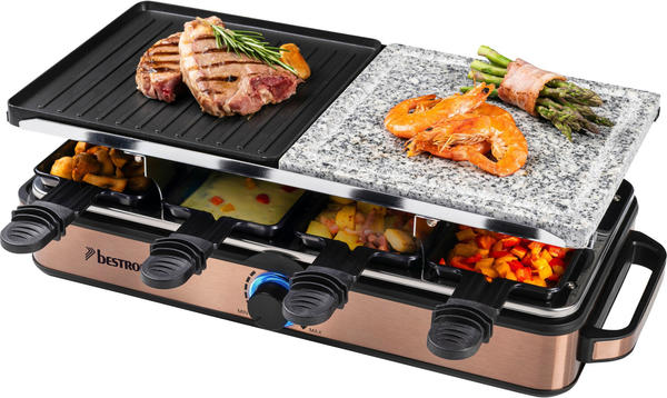 Bestron 2-in-1 Raclette-Partygrill (ARG1200CO)