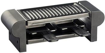Rosenstein & Söhne Raclette für 2 mit Grillaufsatz & heißem Stein, 350 Watt