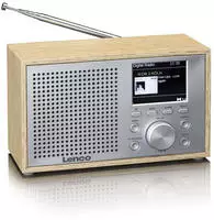 Lenco DAR-017WD, Lenco DAR-017WH (WD) (DAB+, FM, Bluetooth) (DAR-017WD) Grau/Braun