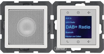 Berker Radio Touch mit Lautsprecher Q.1/Q.3/Q.7/Q.9 polarwei&szlig; samt (29806089)