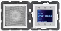Berker Radio Touch mit Lautspr. 30808989 DAB+ Bluetooth B.x polarweiss gl&auml;nzend