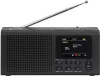 Dynavox DBT200 Taschenradio DAB+ FM Bluetooth Schwarz 3W USB-C 2,4 Display