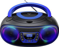 Denver DAB+ Boombox Mit DAB+/FM-Radio, Bluetooth-Funktion,blue (TDB-212BU)