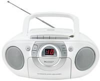 Soundmaster SCD5100WE CD-Radio UKW CD, AUX, Kassette, UKW Wei&szlig;