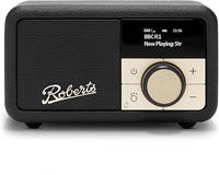 ROBERTS 131201, Roberts Revival Petite 2 Black Mini DAB+/FM Radio in Schwarz,