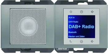 Berker Radio Touch UP DAB+ K.x mit Lautsprecher edelstahl (29807004)