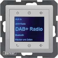 Radio Touch DAB+, berker Q.x, alu