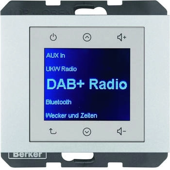 Berker Radio Touch UP DAB+ Bluetooth K.x alu matt (30847003)